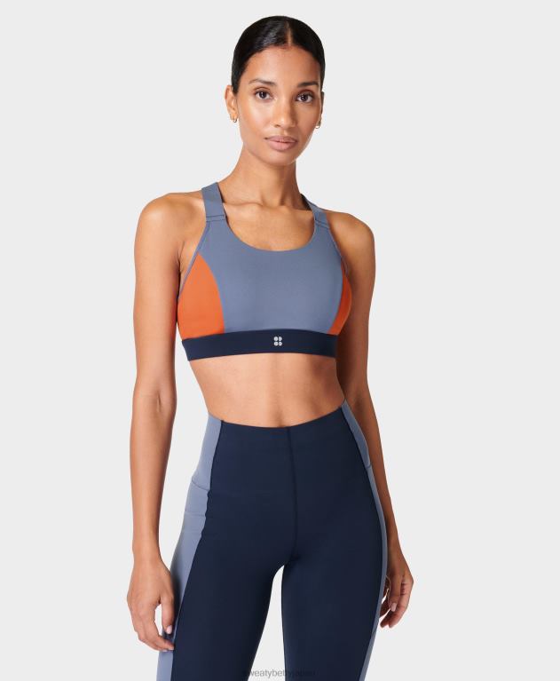 Sweaty Betty 女性 パワーミディアムサポートスポーツブラ L4RHF258 衣類 無限の青