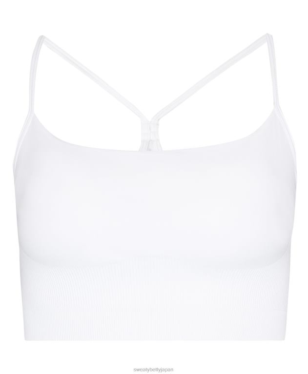 Sweaty Betty 女性 精神を回復したヨガブラ L4RHF266 衣類 白