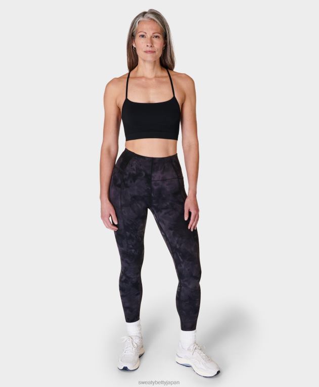 Sweaty Betty 女性 精神を回復したヨガブラ L4RHF267 衣類 黒