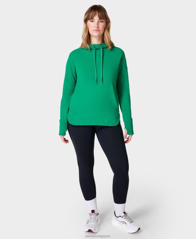 Sweaty Betty 女性 エスケープラックスフリースパーカー L4RHF295 衣類 エレクトログリーン