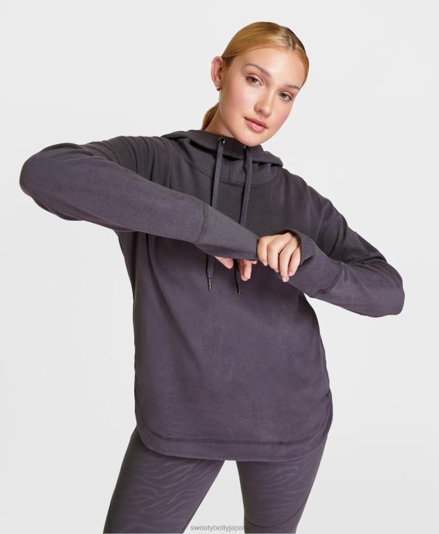 Sweaty Betty 女性 エスケープラックスフリースパーカー L4RHF297 衣類 アーバングレー