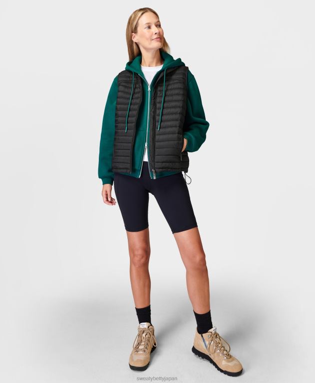 Sweaty Betty 女性 先駆者のベスト L4RHF325 衣類 黒