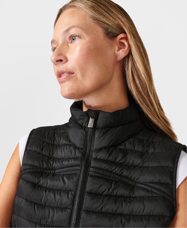 Sweaty Betty 女性 先駆者のベスト L4RHF325 衣類 黒