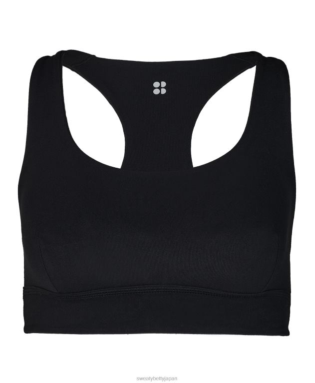 Sweaty Betty 女性 スーパーソフトリバーシブルヨガブラ L4RHF330 衣類 黒