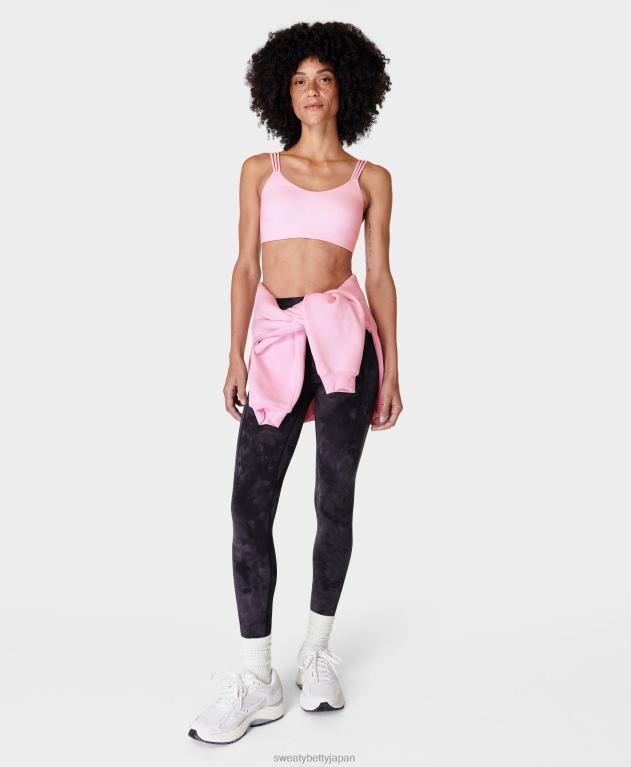 Sweaty Betty 女性 ああ、とても柔らかいヨガブラ L4RHF349 衣類 ネリネピンク