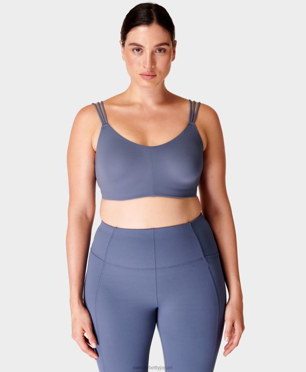 Sweaty Betty 女性 ああ、とても柔らかいヨガブラ L4RHF352 衣類 無限の青