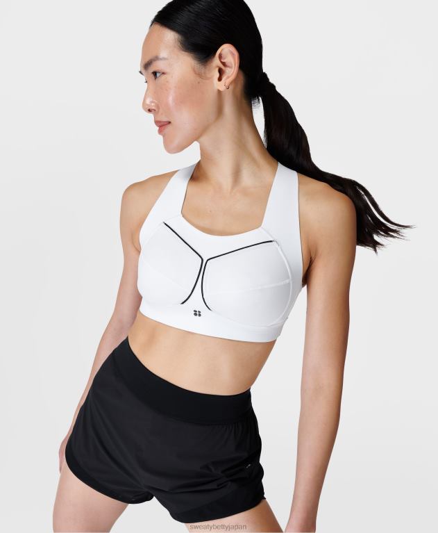 Sweaty Betty 女性 無重力ランニングブラ L4RHF390 衣類 白