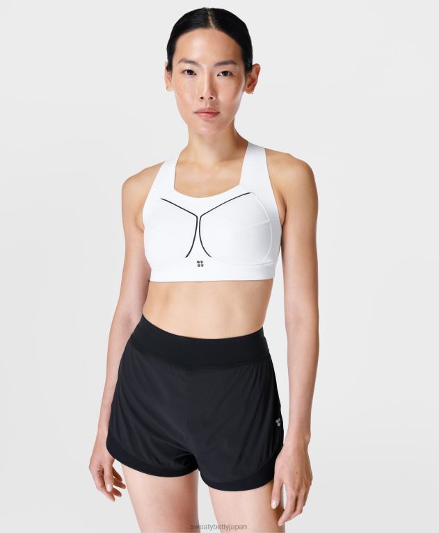 Sweaty Betty 女性 無重力ランニングブラ L4RHF390 衣類 白