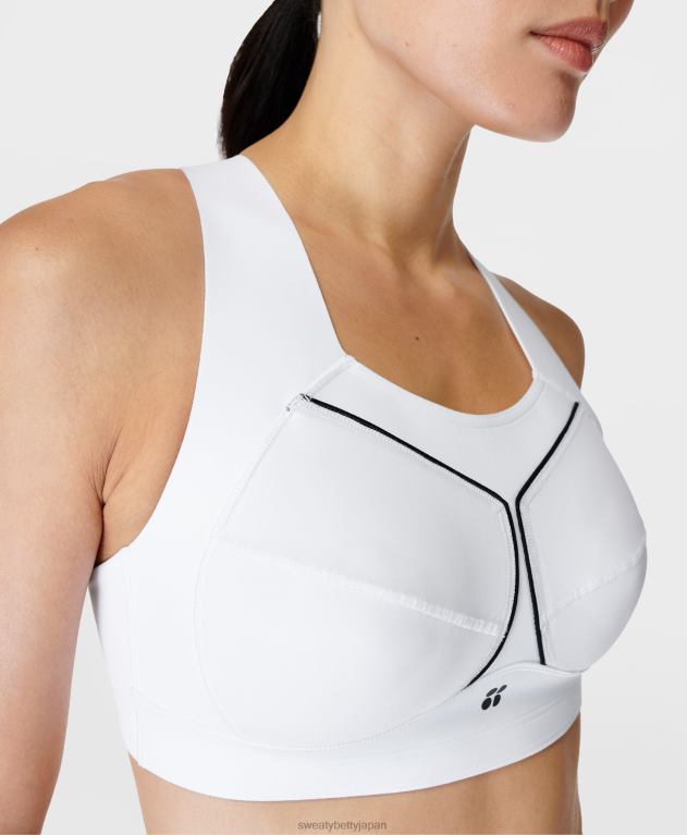 Sweaty Betty 女性 無重力ランニングブラ L4RHF390 衣類 白