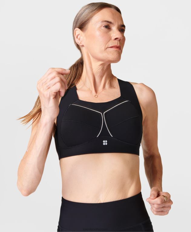 Sweaty Betty 女性 無重力ランニングブラ L4RHF391 衣類 ブラックb