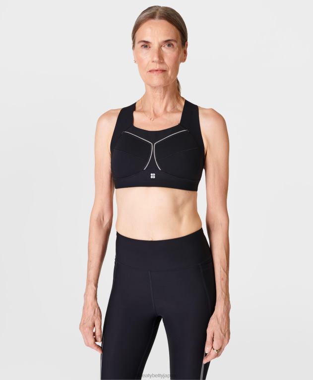 Sweaty Betty 女性 無重力ランニングブラ L4RHF391 衣類 ブラックb