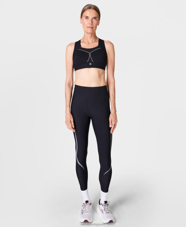 Sweaty Betty 女性 無重力ランニングブラ L4RHF391 衣類 ブラックb