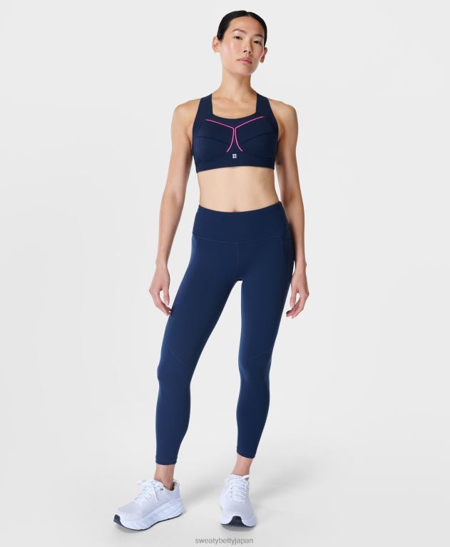 Sweaty Betty 女性 無重力ランニングブラ L4RHF395 衣類 ネイビーブルー