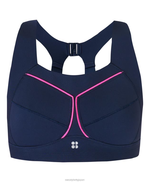 Sweaty Betty 女性 無重力ランニングブラ L4RHF395 衣類 ネイビーブルー