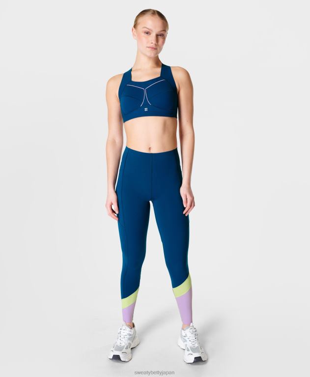 Sweaty Betty 女性 無重力ランニングブラ L4RHF398 衣類 藍色