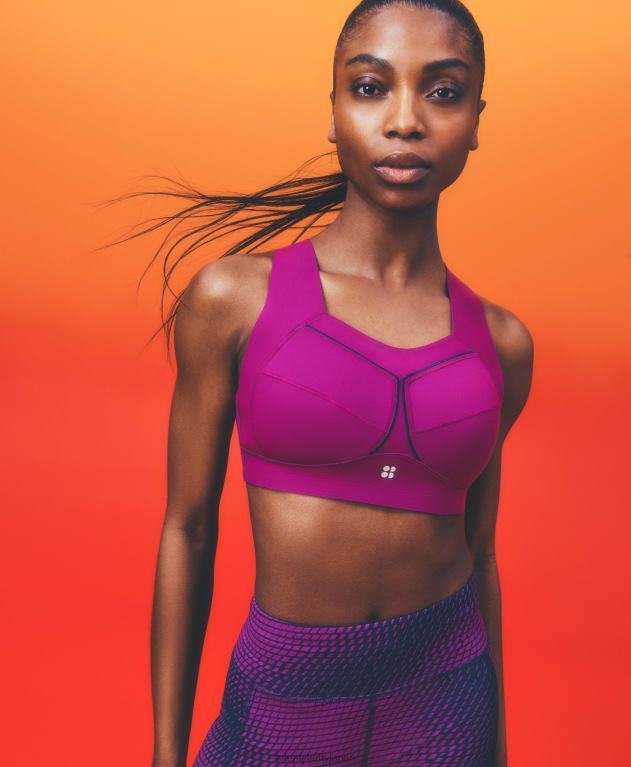 Sweaty Betty 女性 無重力ランニングブラ L4RHF401 衣類 アマランスピンク