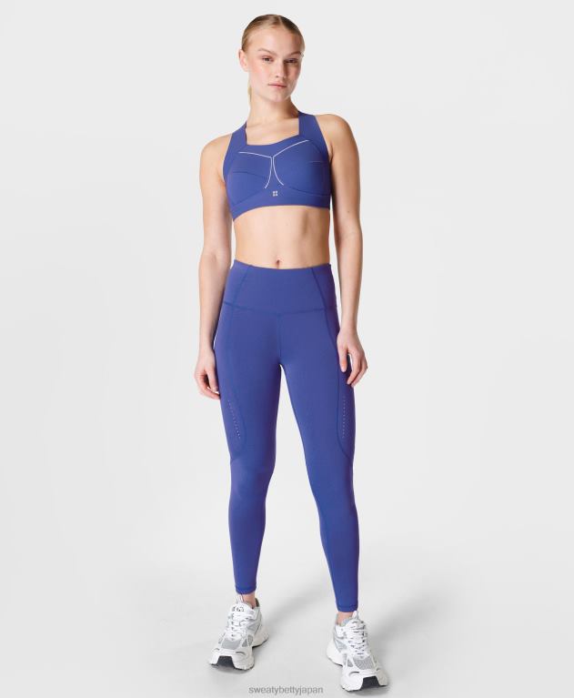 Sweaty Betty 女性 無重力ランニングブラ L4RHF402 衣類 時間青