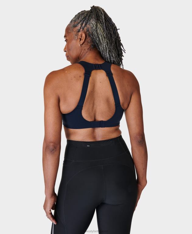 Sweaty Betty 女性 無重力ランニングブラ L4RHF404 衣類 ネイビーブルー