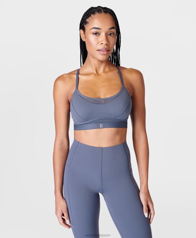 Sweaty Betty 女性 パワーアイコンスタジオブラ L4RHF405 衣類 無限の青