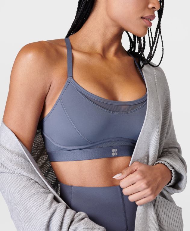 Sweaty Betty 女性 パワーアイコンスタジオブラ L4RHF405 衣類 無限の青