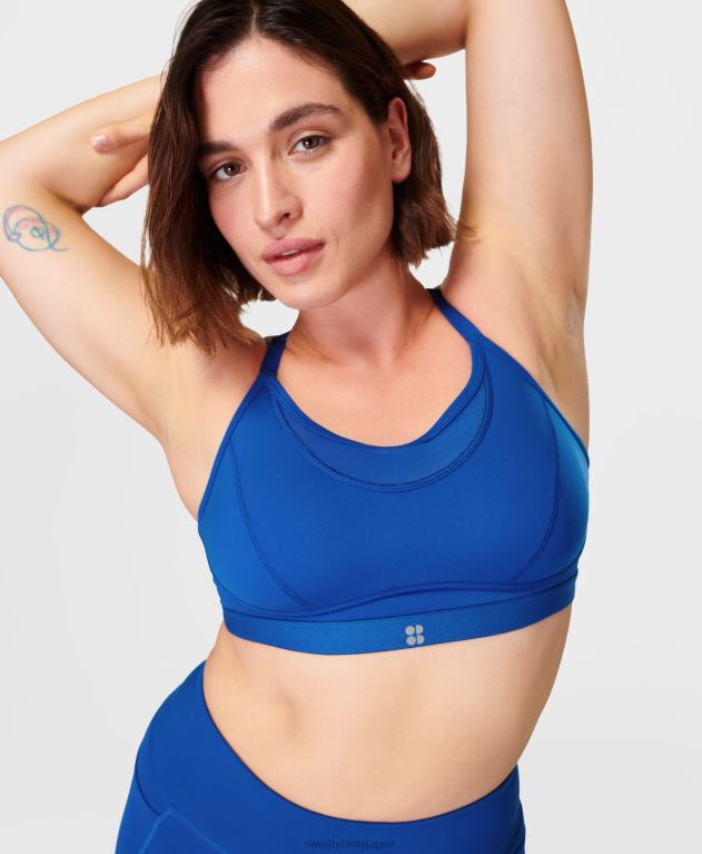 Sweaty Betty 女性 パワーアイコンスタジオブラ L4RHF407 衣類 ライトニングブルー