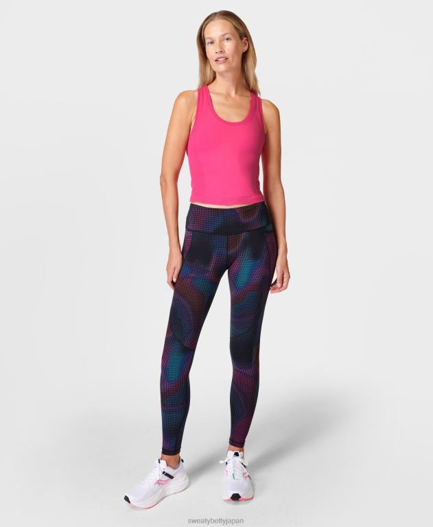 Sweaty Betty 女性 アスリート作物のシームレスなトレーニングタンク L4RHF430 衣類 パンクピンク