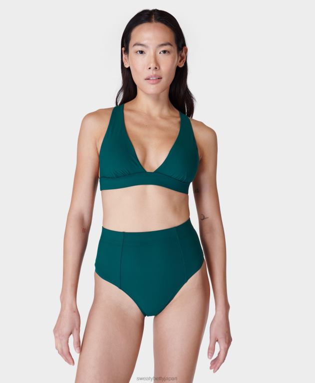 Sweaty Betty 女性 ペニンシュラ エクストラ ライフ ビキニトップ L4RHF436 衣類 淡水緑