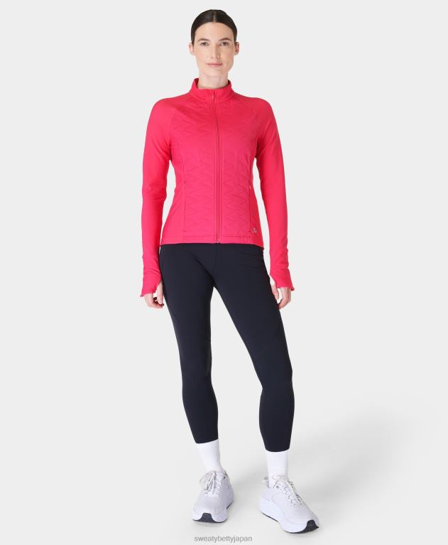 Sweaty Betty 女性 ライトスピードランニングジャケット L4RHF448 衣類 ヴィーナスピンク