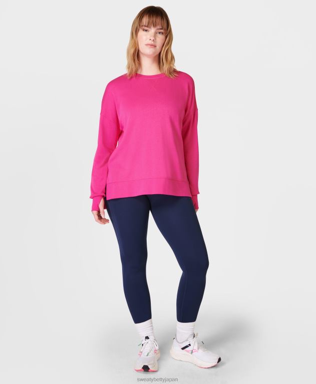 Sweaty Betty 女性 放課後延縄スウェットシャツ L4RHF44 衣類 パンクピンク