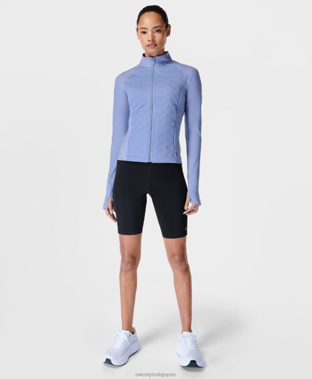 Sweaty Betty 女性 ライトスピードランニングジャケット L4RHF450 衣類 流体青