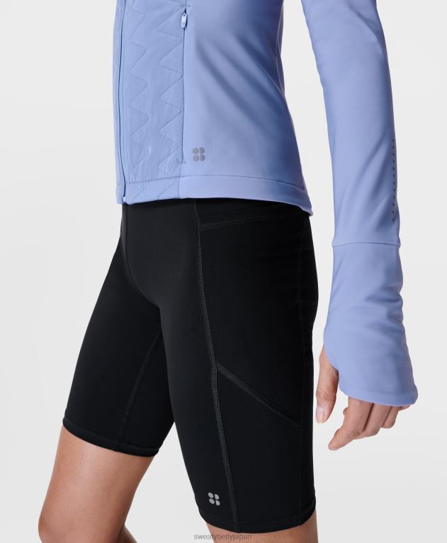 Sweaty Betty 女性 ライトスピードランニングジャケット L4RHF450 衣類 流体青