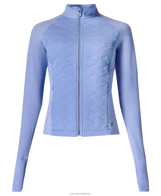 Sweaty Betty 女性 ライトスピードランニングジャケット L4RHF450 衣類 流体青