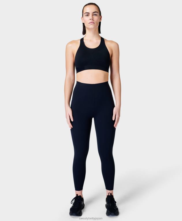 Sweaty Betty 女性 スタミナスポーツブラ L4RHF454 衣類 黒