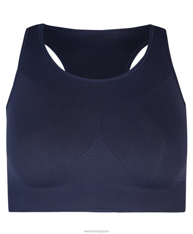 Sweaty Betty 女性 スタミナスポーツブラ L4RHF459 衣類 ネイビーブルー