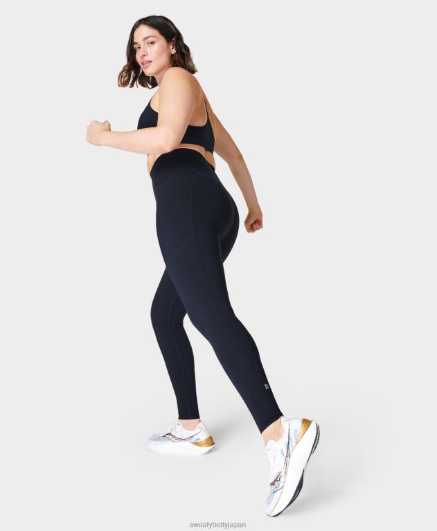 Sweaty Betty 女性 パワー ウルトラスカルプト ハイウエスト ワークアウト レギンス L4RHF471 衣類 黒