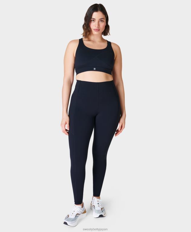 Sweaty Betty 女性 パワー ウルトラスカルプト ハイウエスト ワークアウト レギンス L4RHF471 衣類 黒