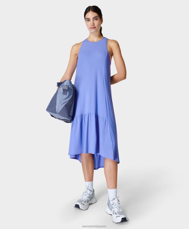 Sweaty Betty 女性 エクスプローラーエース ミディドレス L4RHF509 衣類 コーンフラワーブルー