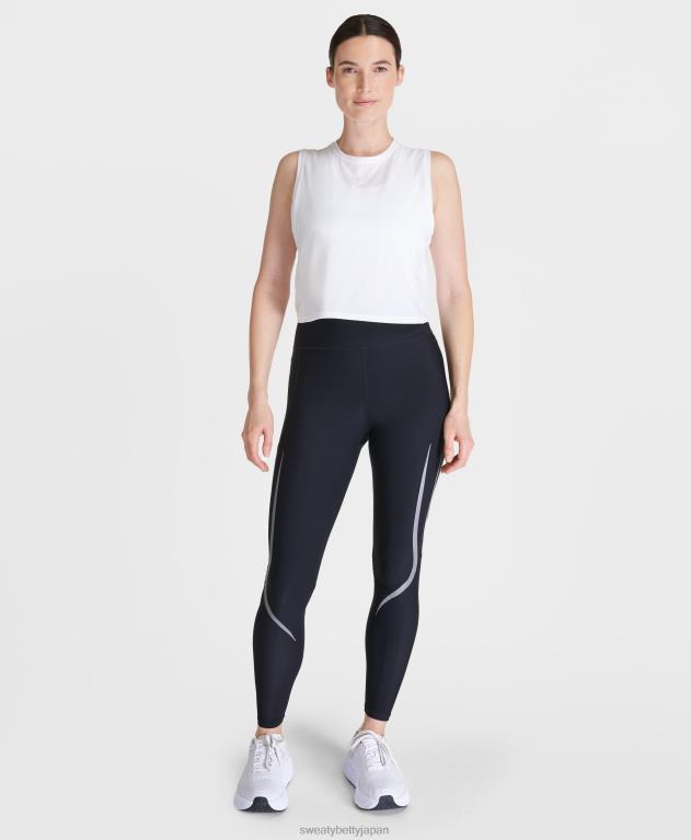 Sweaty Betty 女性 無重力イルミネーションランニングレギンス L4RHF519 衣類 黒