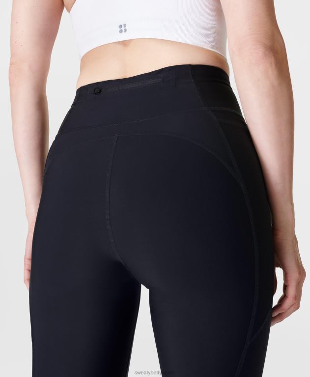 Sweaty Betty 女性 無重力イルミネーションランニングレギンス L4RHF519 衣類 黒