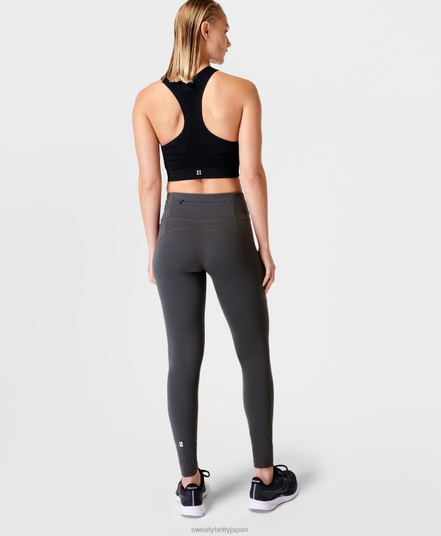 Sweaty Betty 女性 パワートレーニングレギンス L4RHF51 衣類 スレートグレー