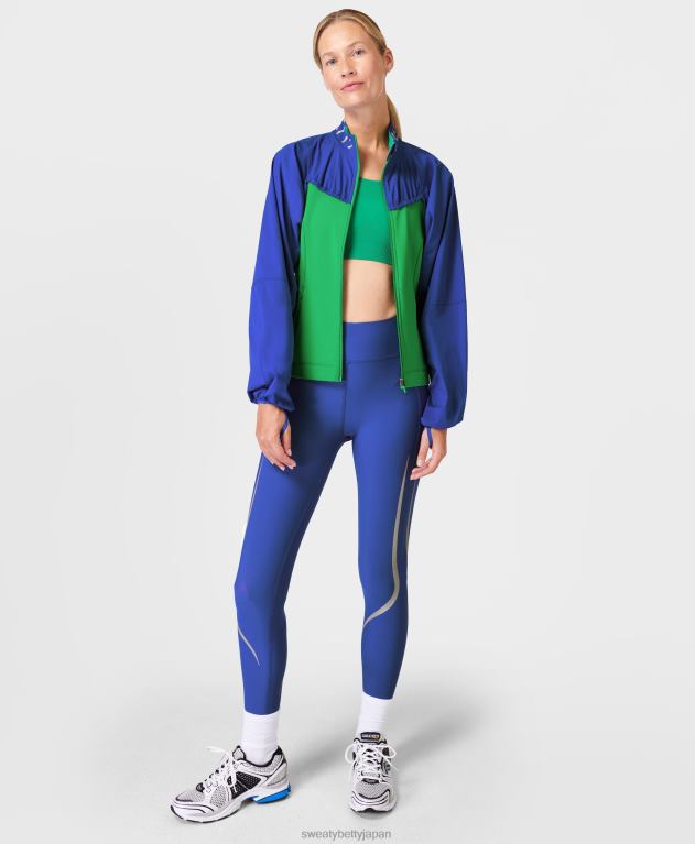 Sweaty Betty 女性 無重力イルミネーションランニングレギンス L4RHF520 衣類 ライトニングブルー