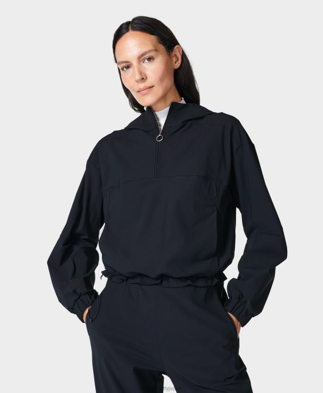 Sweaty Betty 女性 冬のエクスプローラーパーカー L4RHF528 衣類 黒