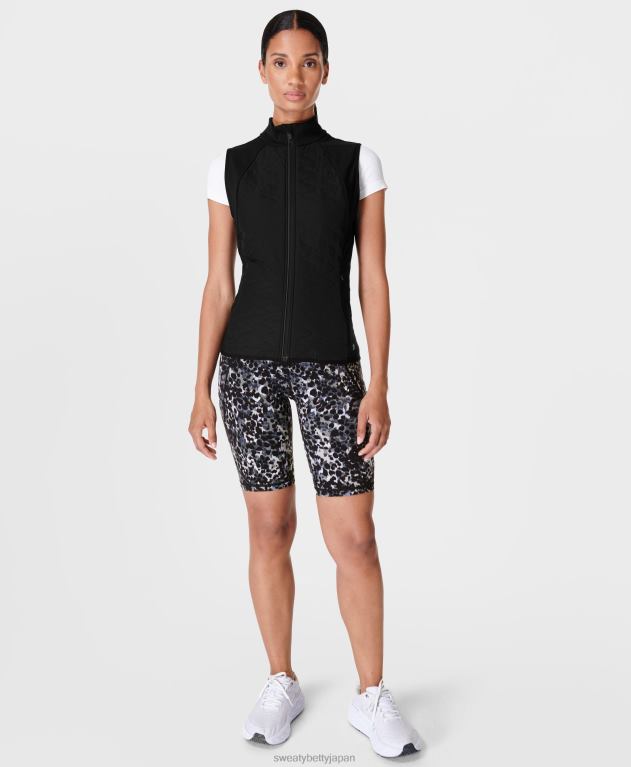 Sweaty Betty 女性 ライトスピードランニングベスト L4RHF546 衣類 黒