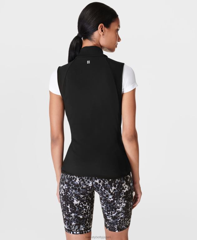 Sweaty Betty 女性 ライトスピードランニングベスト L4RHF546 衣類 黒