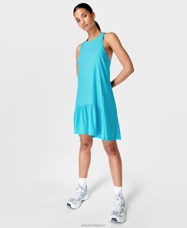 Sweaty Betty 女性 エクスプローラークラブ ミニドレス L4RHF576 衣類 シーグラスブルー