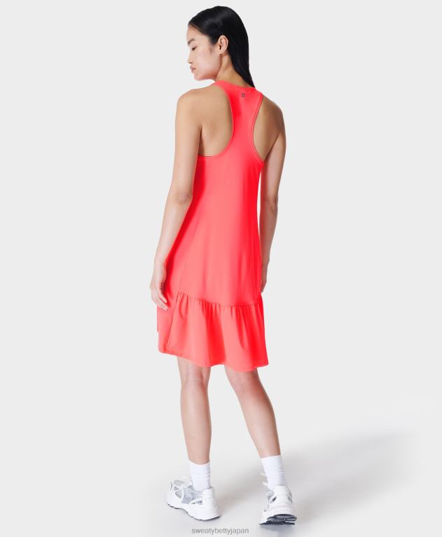 Sweaty Betty 女性 エクスプローラークラブ ミニドレス L4RHF578 衣類 口紅赤