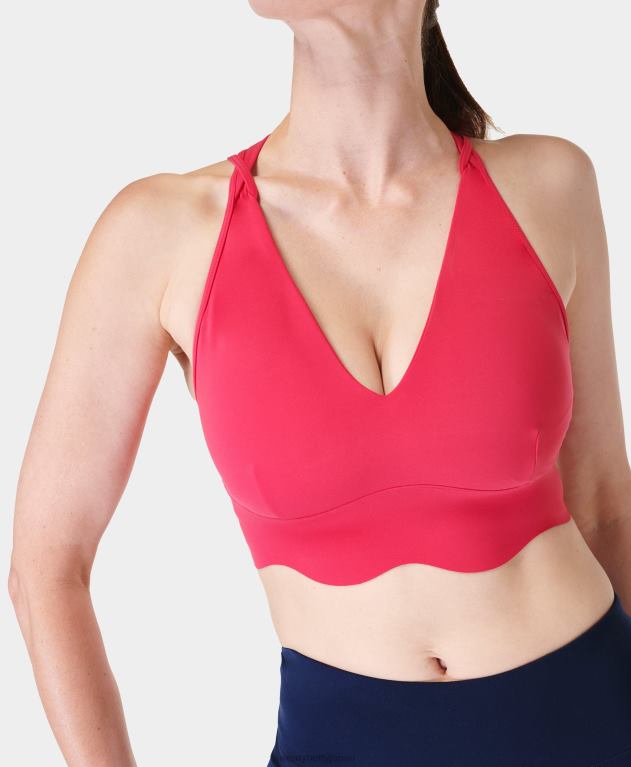 Sweaty Betty 女性 パワーコンタープランジブラ L4RHF581 衣類 ヴィーナスピンク