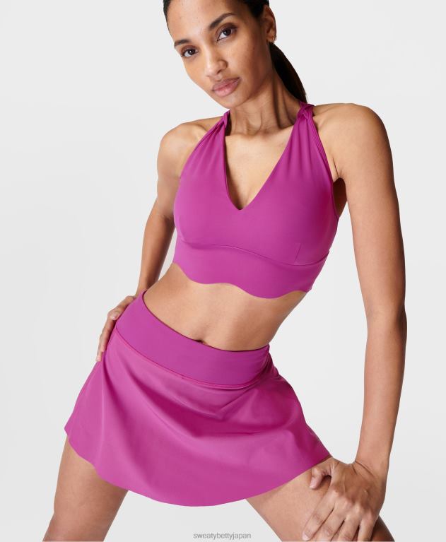 Sweaty Betty 女性 パワーコンタープランジブラ L4RHF582 衣類 マルベックパープル