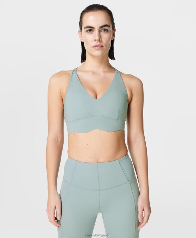 Sweaty Betty 女性 パワーコンタープランジブラ L4RHF584 衣類 ヴェイパーブルー