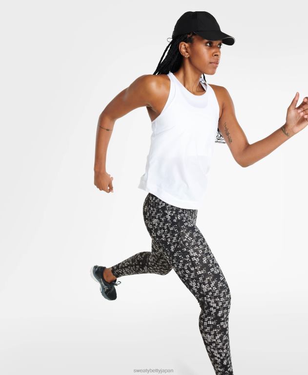 Sweaty Betty 女性 呼吸しやすいランニングタンク L4RHF613 衣類 白